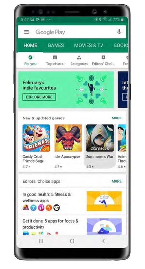 Google Play open
